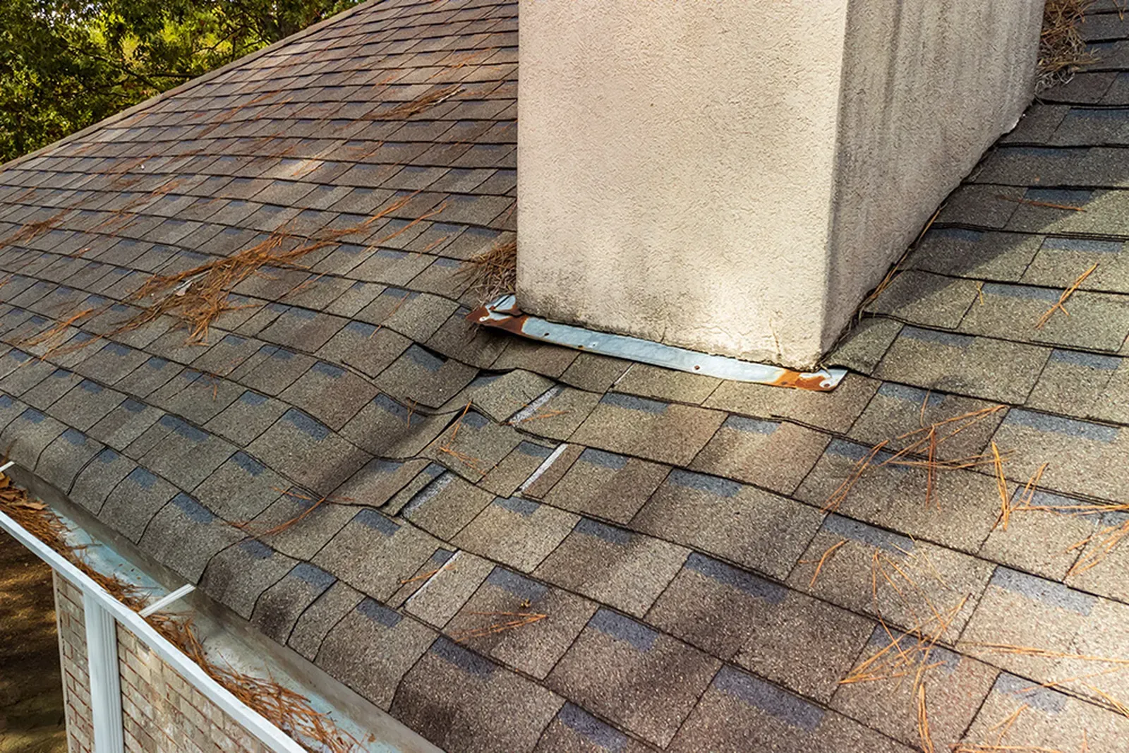 A residential asphalt roof being repaired. | You First Home Services