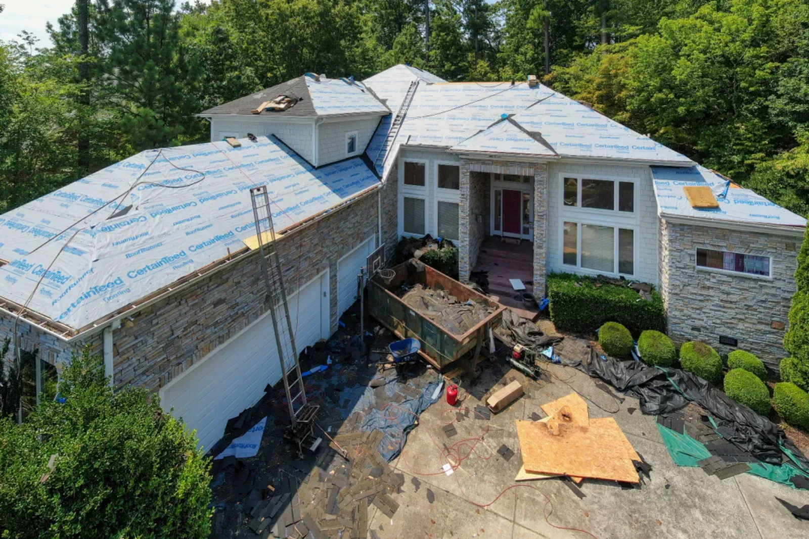 Impressive Slate Roof Restoration