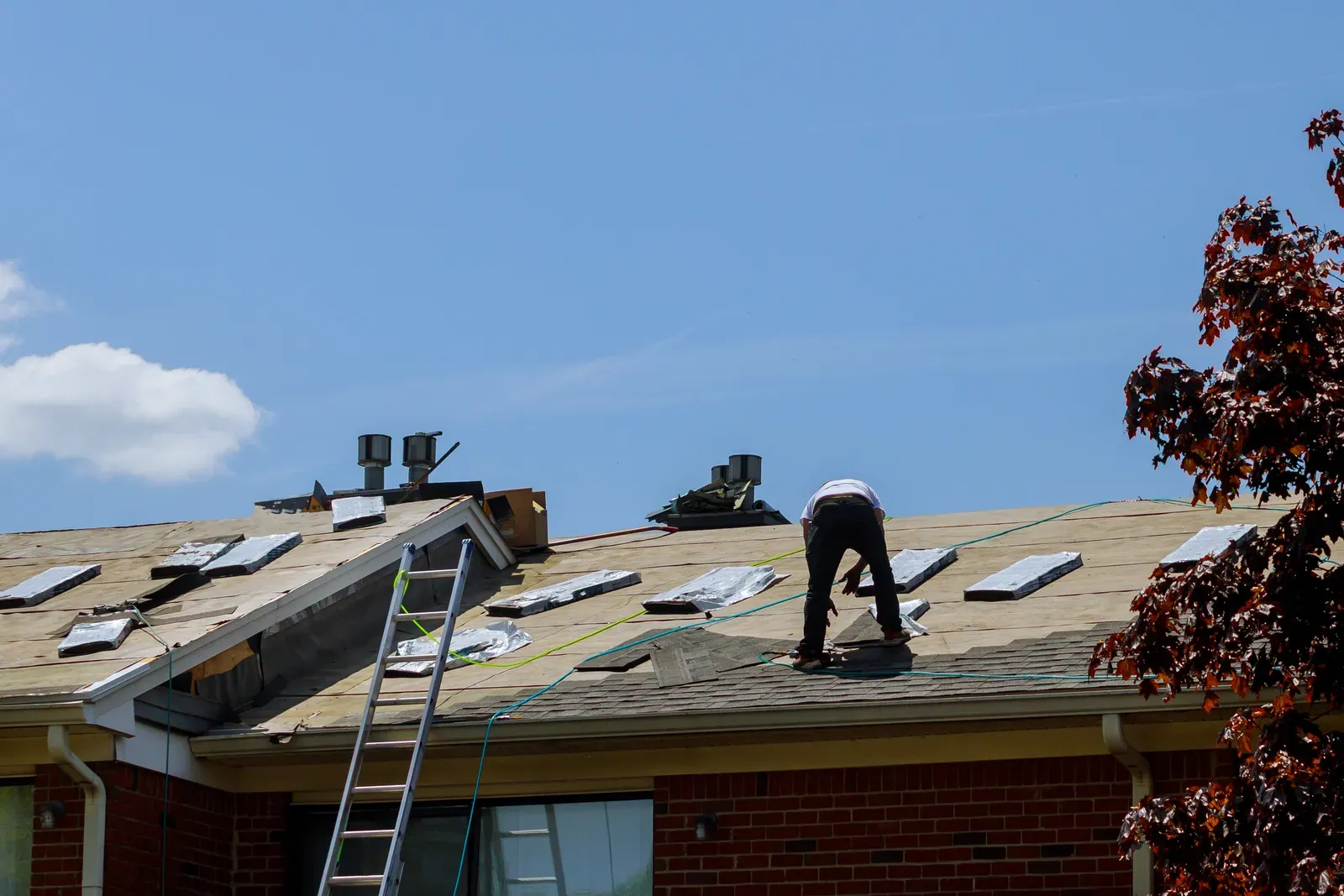 A newly installed asphalt shingle roof on a residential building | You First Home Services