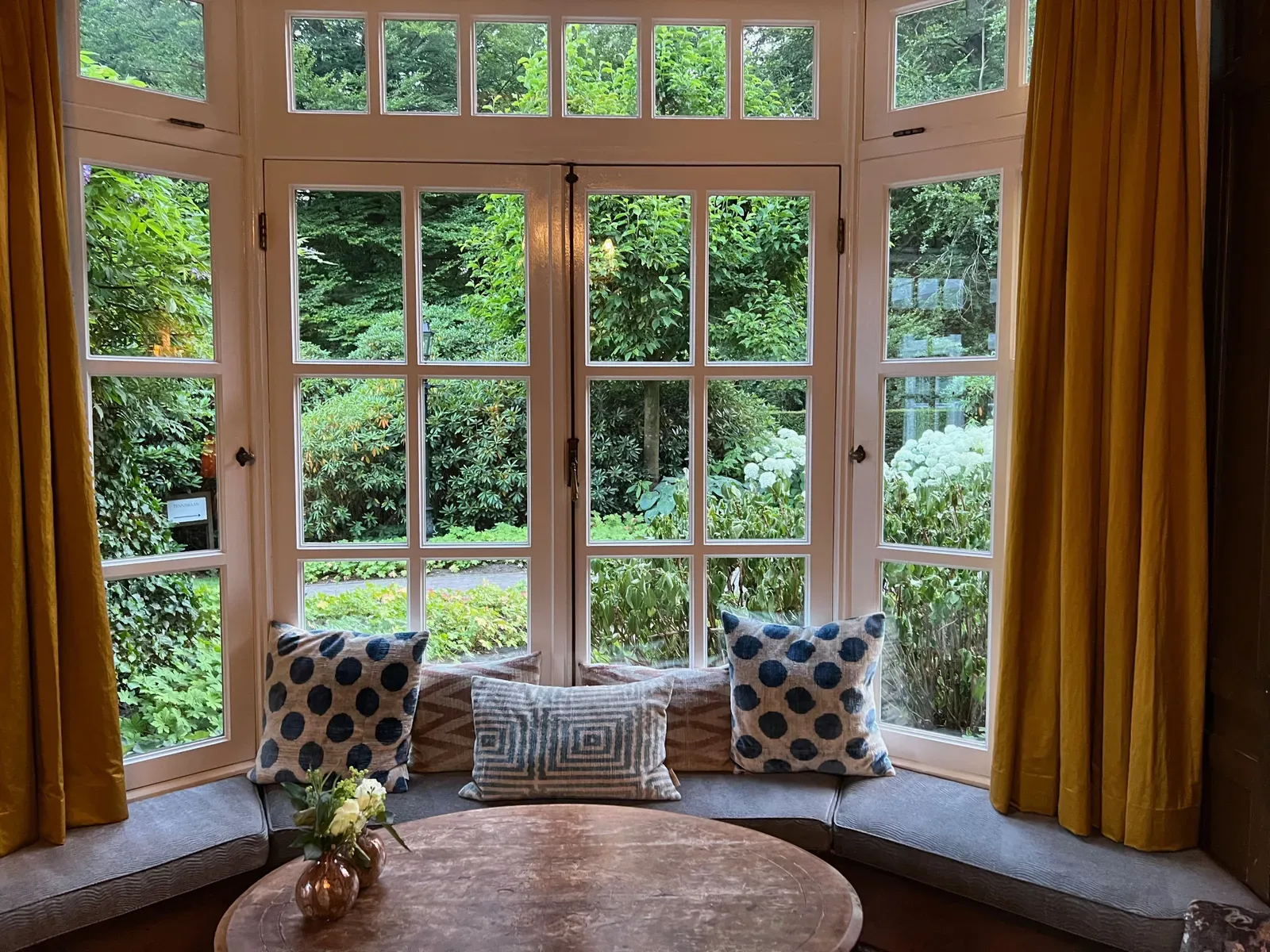 A new bay window being installed in a residential setting. | You First Home Services